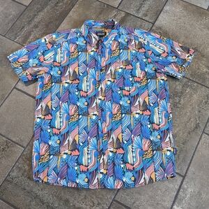 Patagonia Multicolor Abstract Short-Sleeve Button-Down Shirt